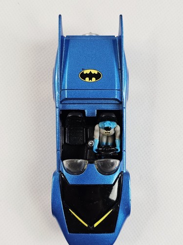 Corgi 1980s DC Comics Batmobile Blue #77307 Diecast Car 1:43 Scale - Picture 10 of 16