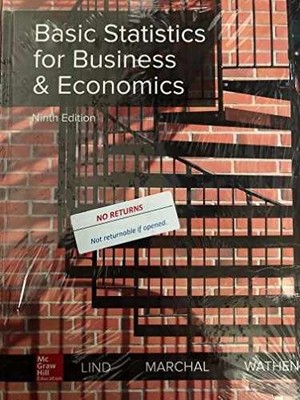 Basic Statistics for Business - Hardcover, by Lind Douglas; Marchal - Very Good