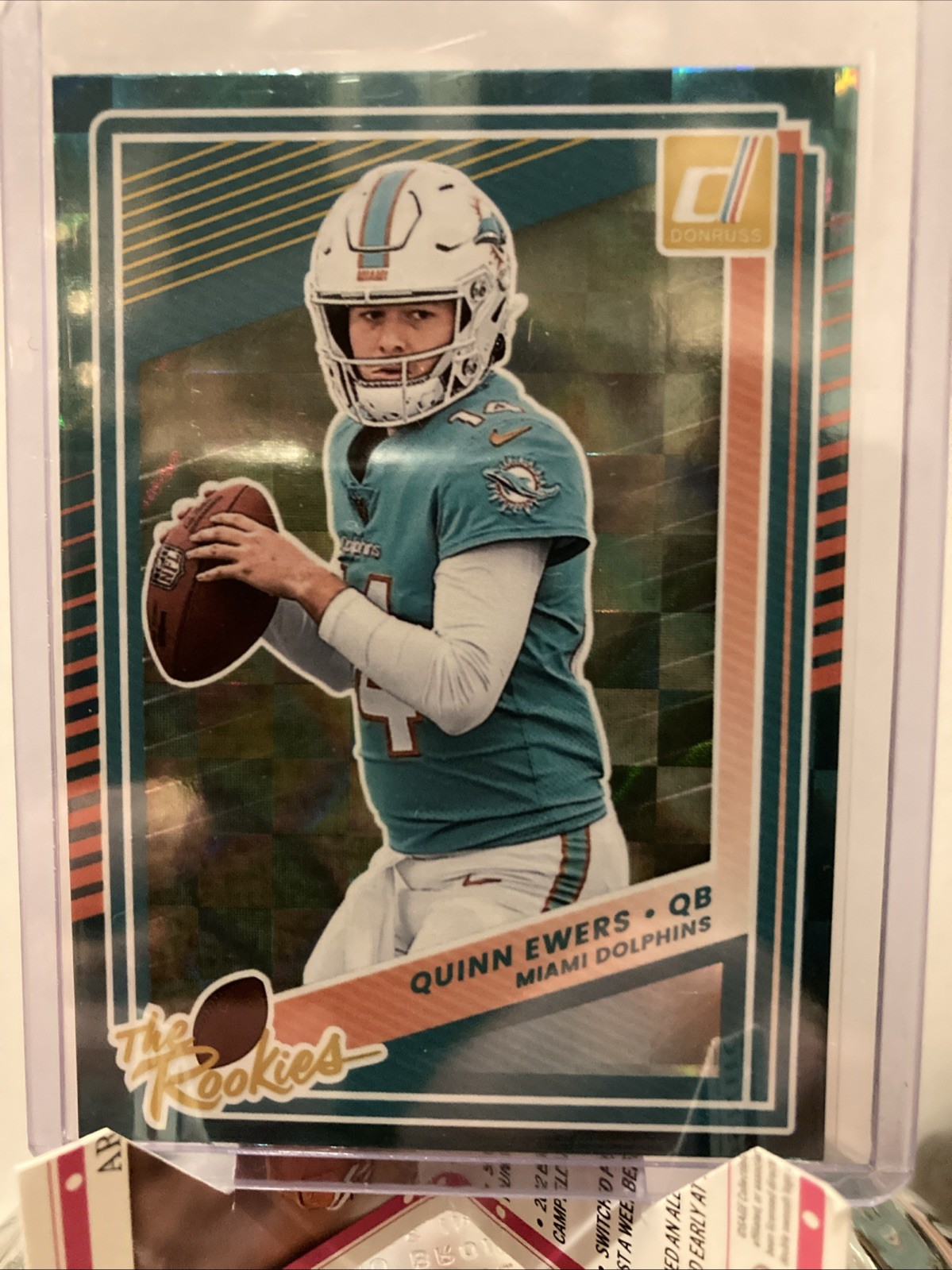 2025 Panini Donruss Quinn Ewers "The Rookies" #6