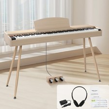 Full Weighted Digital Piano 88 Key,Stand,3 Pedals,Power Adapter,Headphone