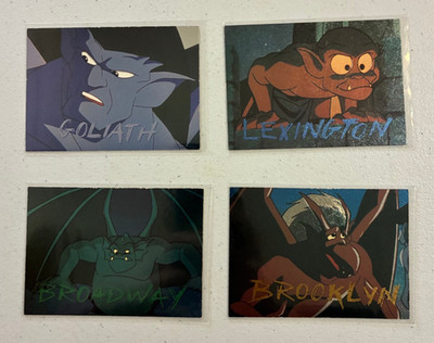 1995 Skybox Gargoyles Double-Sided Spectra Foil Insert DS1-DS4 Complete Set Card
