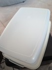 Vintage Rubbermaid Servin Saver #8 Rectangle 33 Cup Sheer Almond Lid Jumbo Large — photo 2