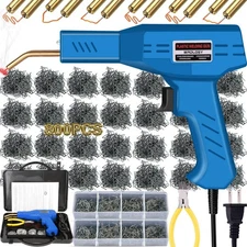 Plastic Welding Kit, 800PCS Staples, Portable Bumper Repair Tool