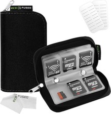 Eco-Fused Memory Card Case - Fits up to 22x SD, SDHC, Micro SD, Mini SD and 4X C