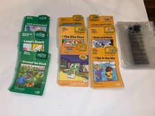 LeapFrog School House Leap Pad Lot 9 Books Cartridges only levels 2 3
