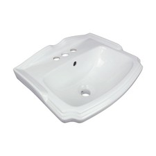 Small Wall Mount Bathroom Sink White Porcelain with Overflow Renovators Supply