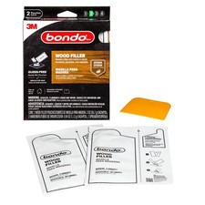 Bondo Wood Filler Ready Mix Pouches, Contains 2 Wood Filler Pouches 2 oz