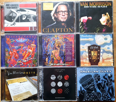9 CDs CLASSIC ROCK Clapton Santana v. Morrison Cocker JJ Cale SAMMLUNG KONVOLUT