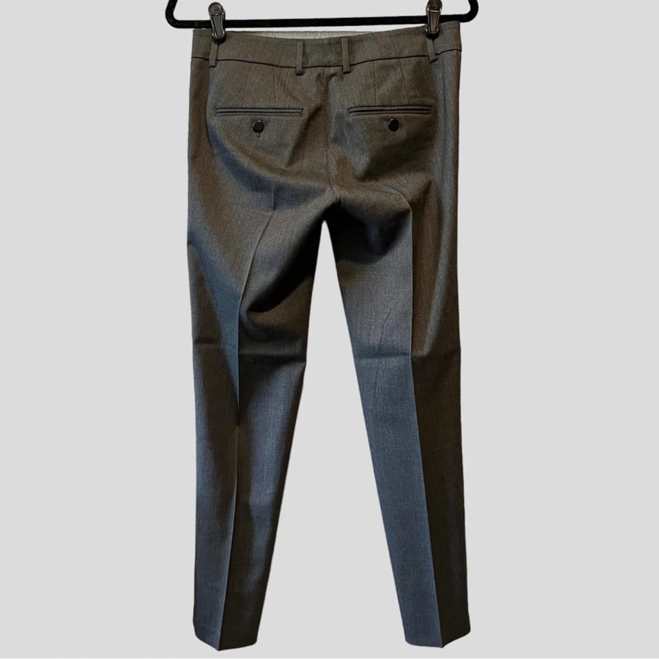 Vince Pantalón Slim Tobillo Recto Recortado Lana Talla 2 Foto 2 de 4