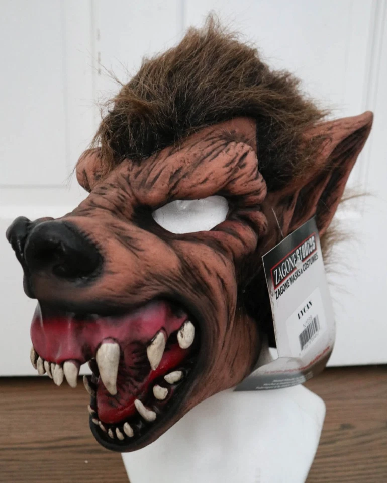 Werewolf Beast Dog - Zagone Studios "Lycan" Adult Handmade Mask - Image 2 of 4