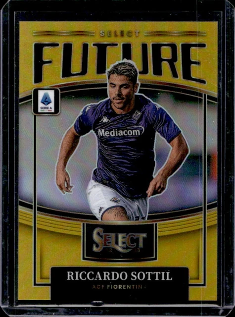 2022-23 Panini Select Serie A Riccardo Sottil Future Gold #/10