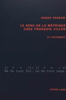 Roger Pensom | Le Sens De La MéTrique Chez FrançOis Villon | Taschenbuch