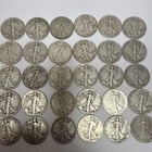 Lot Of 30 Coins-90% Silver Walking Liberty Half Dollar $15 Face