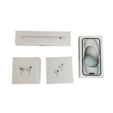 EMPTY BOXES ONLY Lot for: 1 Apple Pencil, 1 iPhone, 2 Air Pods Pro