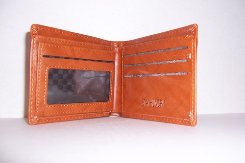 NUEVA BILLETERA DE CUERO PLEGABLE PARA HOMBRE EE. UU. AMÉRICA BILLETE DE $100 BENJAMIN FRANKLIN PASSCASE - Imagen 9 de 19