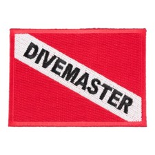 Divemaster Diver Flag Patch, Scuba Diving Patches