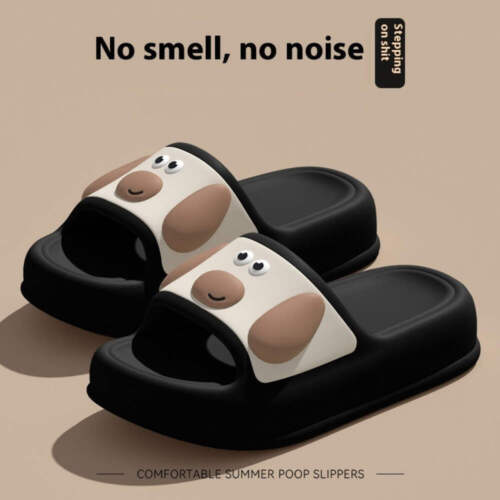 Cute Cartoon Dog Slippers Non-slip Floor Bathroom Slipper Summer Women's House S - Picture 29 of 93