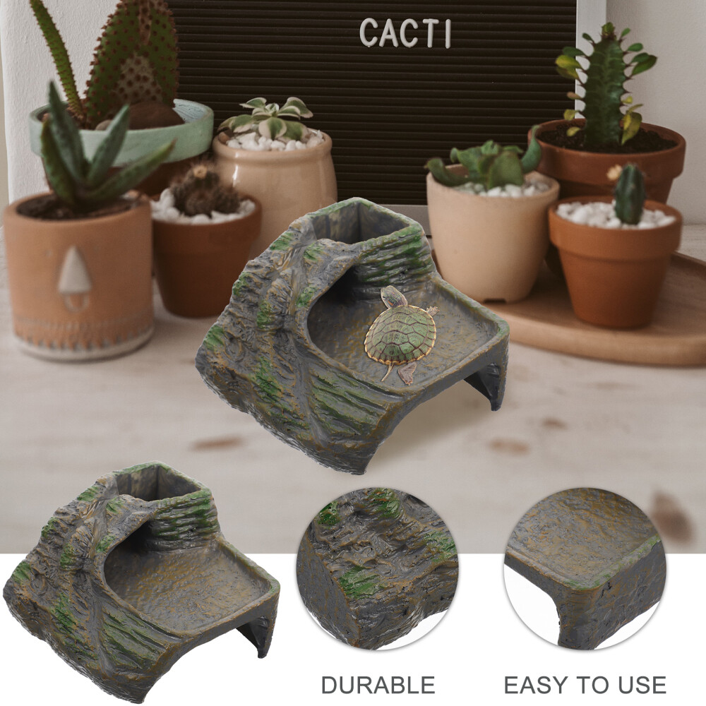 2 Pack Reptile Rest Habitat Tanning Shelter Turtle Sunset Accessories