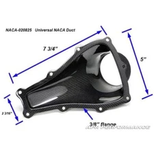 APR Performance NACA Duct Type 1 Hood Brake Front Vent Universal Carbon Fiber