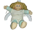 Girl Gabbage Patch Kids 1982 Original Doll Blond Hair Blue Eyes Vintage Toy