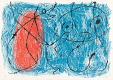 JOAN MIRÓ : The Lizard with the Golden Feathers : Archival Art Print