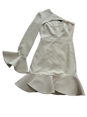 david koma beige dress David Koma - Beige sequin mini dress PF25DK107D