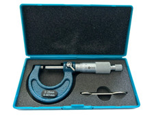 METEHA Bügelmessschraube 0-25 mm, 0,001 mm Ablesegenauigkeit, Mikrometer 1 µm