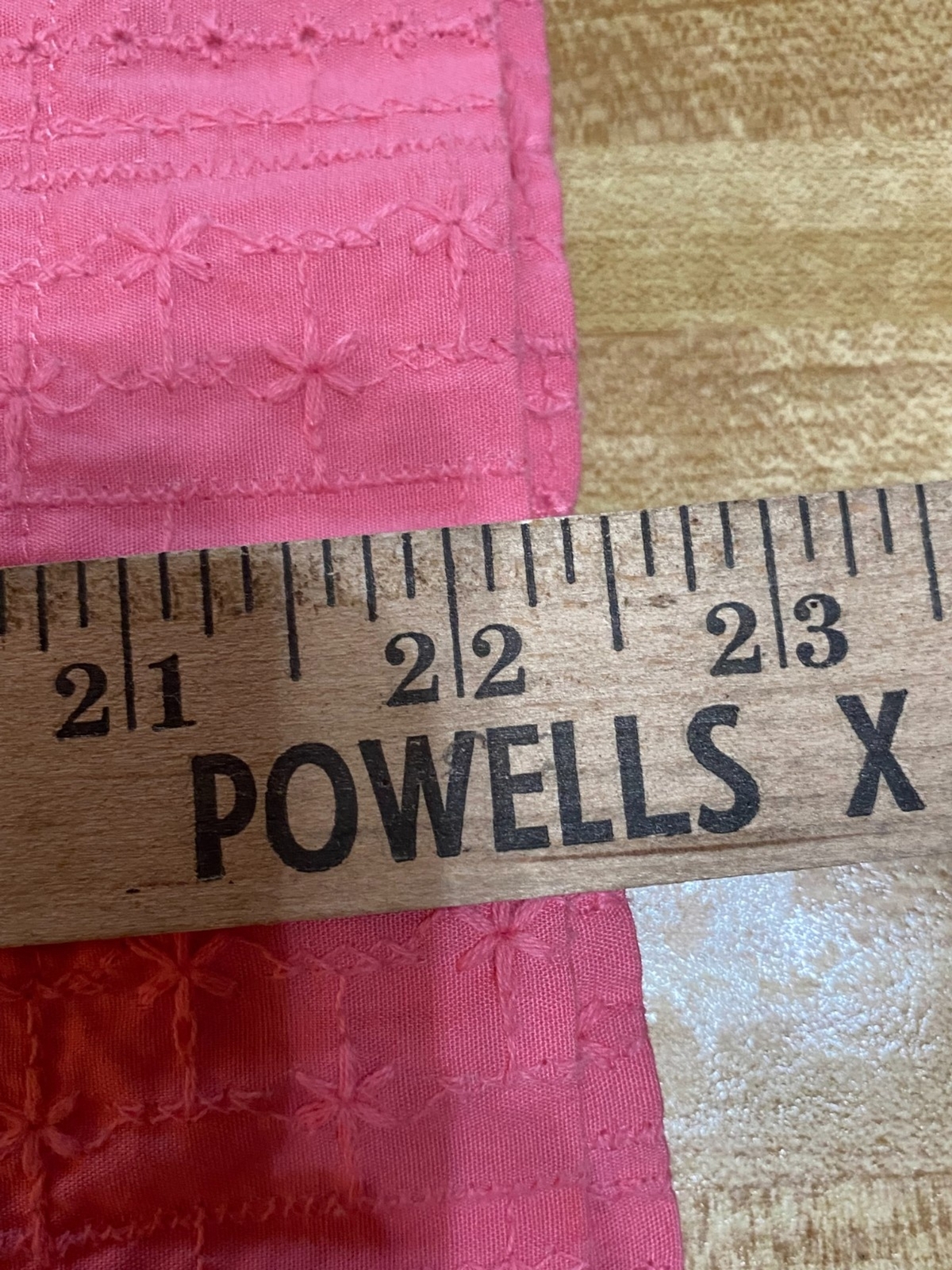 Onque Eyelet Button Up Blouse Size Large - image 6