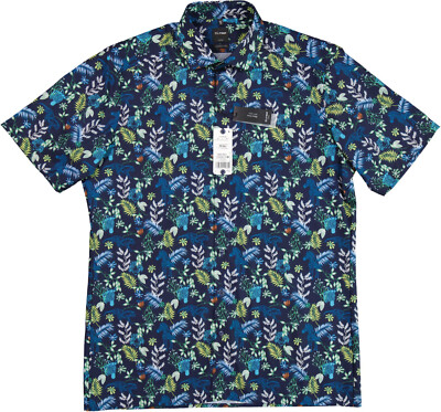 NEU! Olymp Herren Hemd Kurzarm blau gemustert Gr. 45