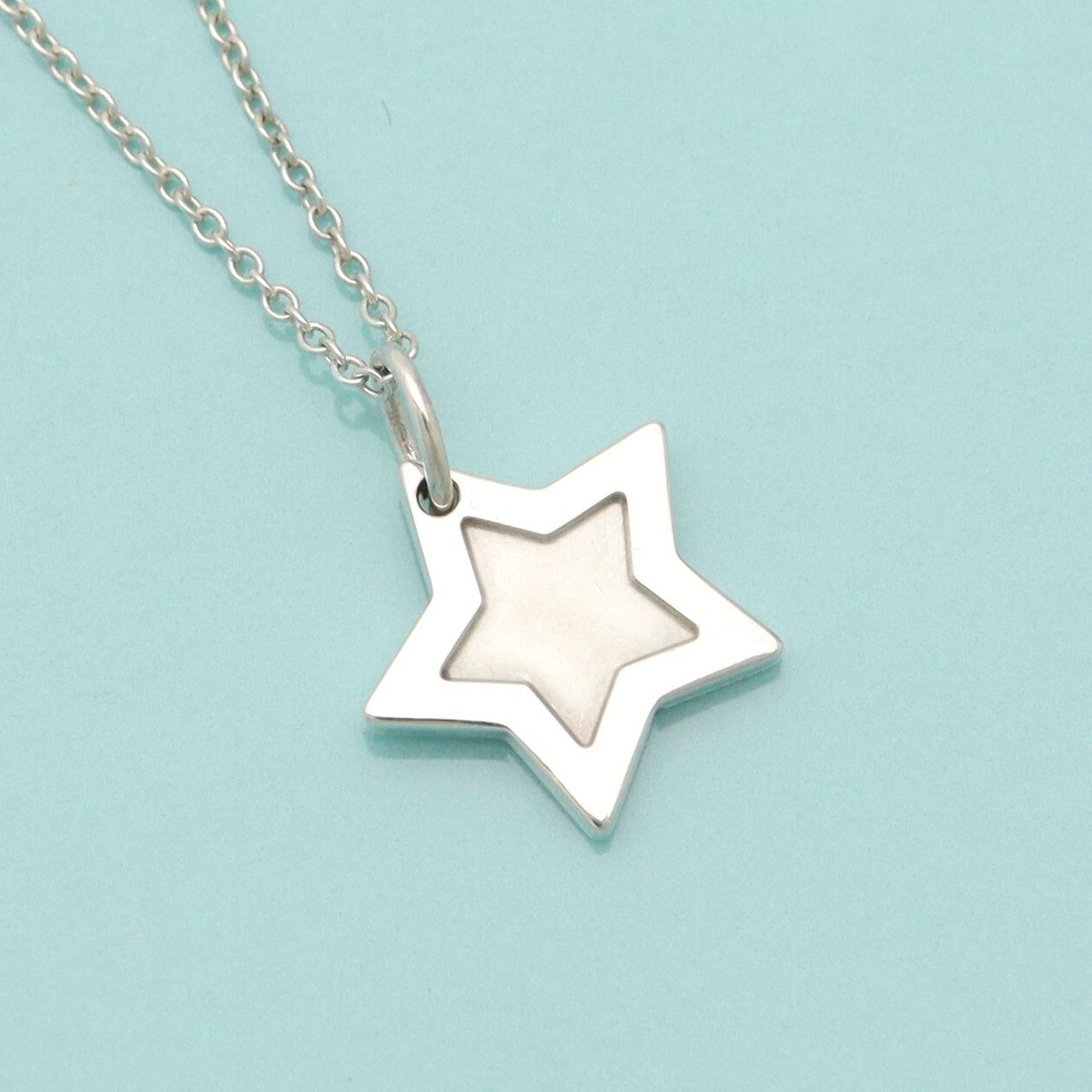Tiffany & Co. スーパースター　シルバーネックレス Tiffany & Co. Super Star Necklace Pendant 17.6