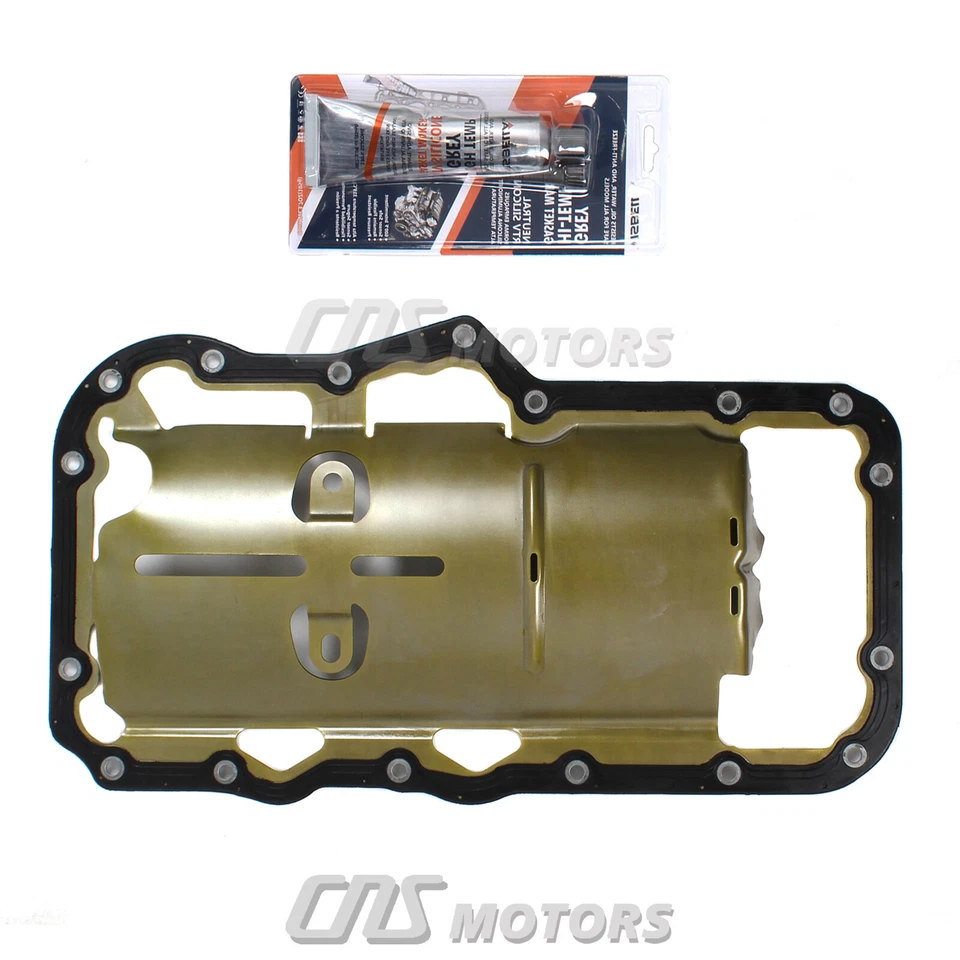 Engine Oil Pan & Gasket for 06-11 Dodge Dakota Durango Ram Jeep Mitsubishi 3.7L Foto 3 de 4