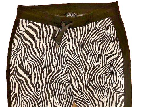 Jogpant schwarz weiß Animal Marke Trends by Jutta Leibfried Gr. 44/46 - Bild 3 von 7
