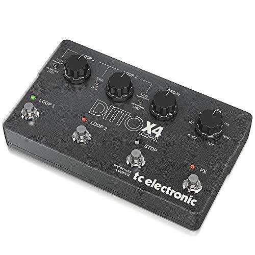 TC Electronic DITTO X4 LOOPER Simple and Intuitive Dual-Track