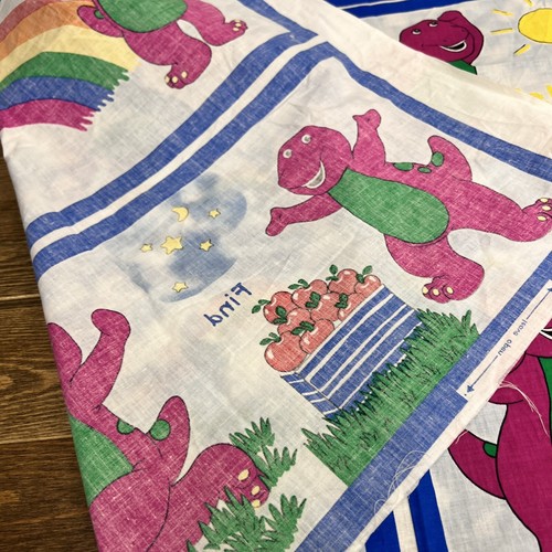 Barney Book of Colors Rainbow Fabric Book Cotton Craft Panel Vintage Cut & Sew - Picture 11 of 11