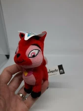 Neopets Red Ixi Goat McDonald's Mini Promo Plush Stuffed Toy 4"