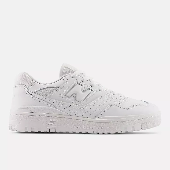 New Balance 550 Mens Triple White Leather Shoes BB550WWW BRAND NEW Size 10M