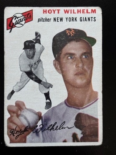 1954 Topps - White Back #36 Hoyt Wilhelm Good - Bild 1 von 2