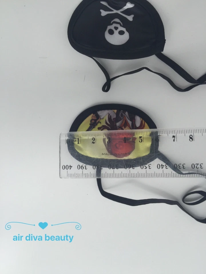 Kid Boy Caribbean PIRATE EYE MASK Eye Cover shade Halloween Costume accessory - Image 3 of 4