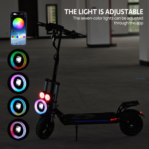 Electric Scooter 2500W 70KM/H Off Road Portable Foldable Adult E-Bike W / Seat - Picture 5 of 22