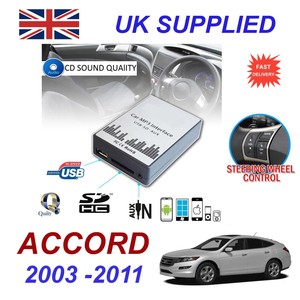 For Honda Accord Mp3 Sd Usb Cd Aux Input Audio Adapter Digital Image Is Loading For Honda Accord Mp3 Sd Usb Cd Aux
