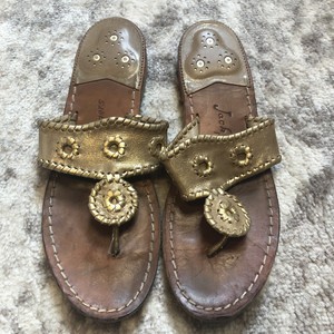 gold glitter jack rogers