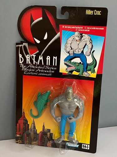 Batman The Animated Series KILLER CROC Kenner 1994 RARE - Dry Stored 30 yrs MOC