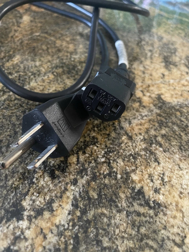 6FT AC Power Cord Cable Universal Replacement For Xbox PSU Monitor - Image 3 of 3