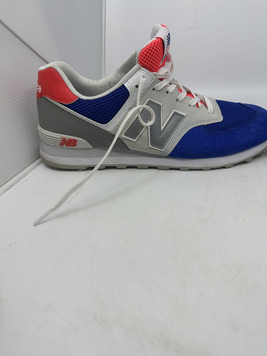 New Balance 574 Men Size 9 D Red White Blue Suede Running Shoe
Sneaker ML574MSC New Balance Mens 574 Running Shoes Multicolor ML574MSC Suede  main image 4