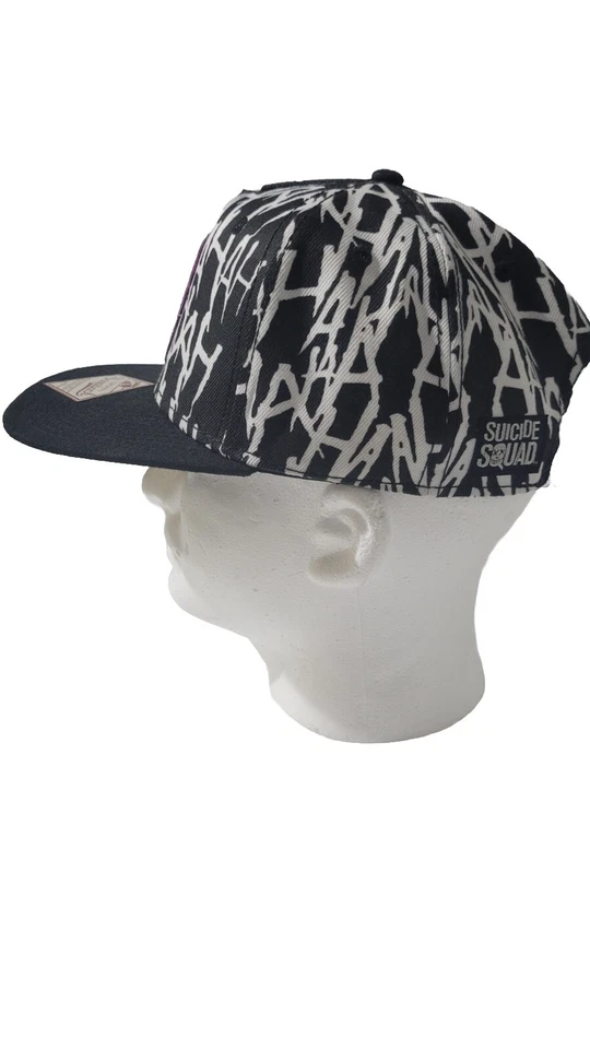 Gorra SUICIDE SQUAD Gorra Snapback Ajustable JOKER HAHA Allover RARA DC COMICS USADA EN EXCELENTE ESTADO Foto 3 de 4