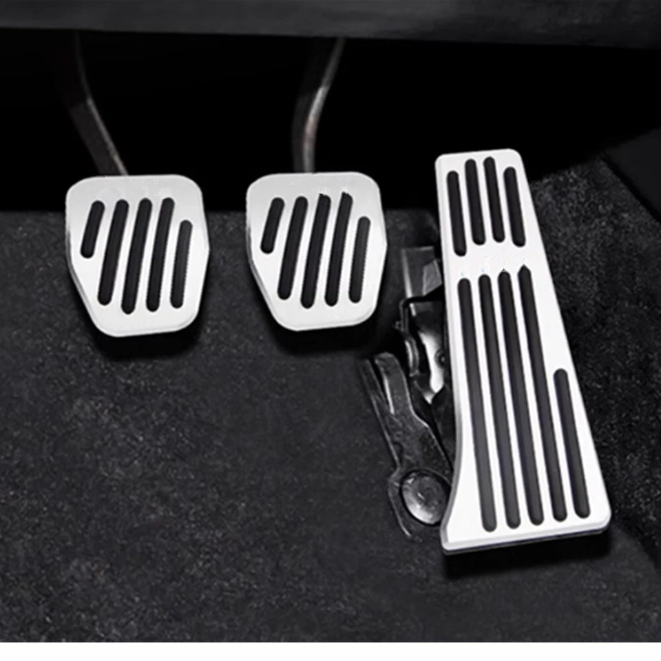 JUEGO PEDALES TRANS MT/MANUAL EMBRAGUE GAS FRENO PEDAL CUBIERTA REPUESTO PARA BMW COCHES Foto 2 de 4