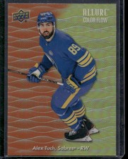 2023-24 Upper Deck Allure #CF-9 Alex Tuch Color Flow Orange-Yellow