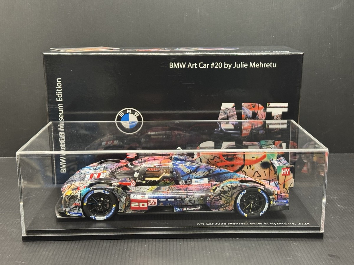 BMW M Hybrid V8 Art Car #20 Julie Mehretu 1/18 Museum