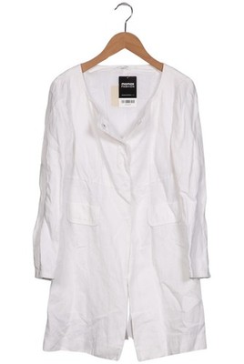 Max Mara Mantel Damen Jacke Parka Gr. 38 Leinen Baumwolle Weiß #wh4ypv4