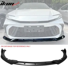Fits 25-26 Toyota Camry SE XSE IKON V2 3PCS Front Bumper Lip Chin Matte Black
